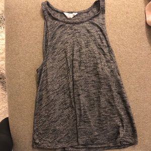 Heather gray Sun & Shadow tank